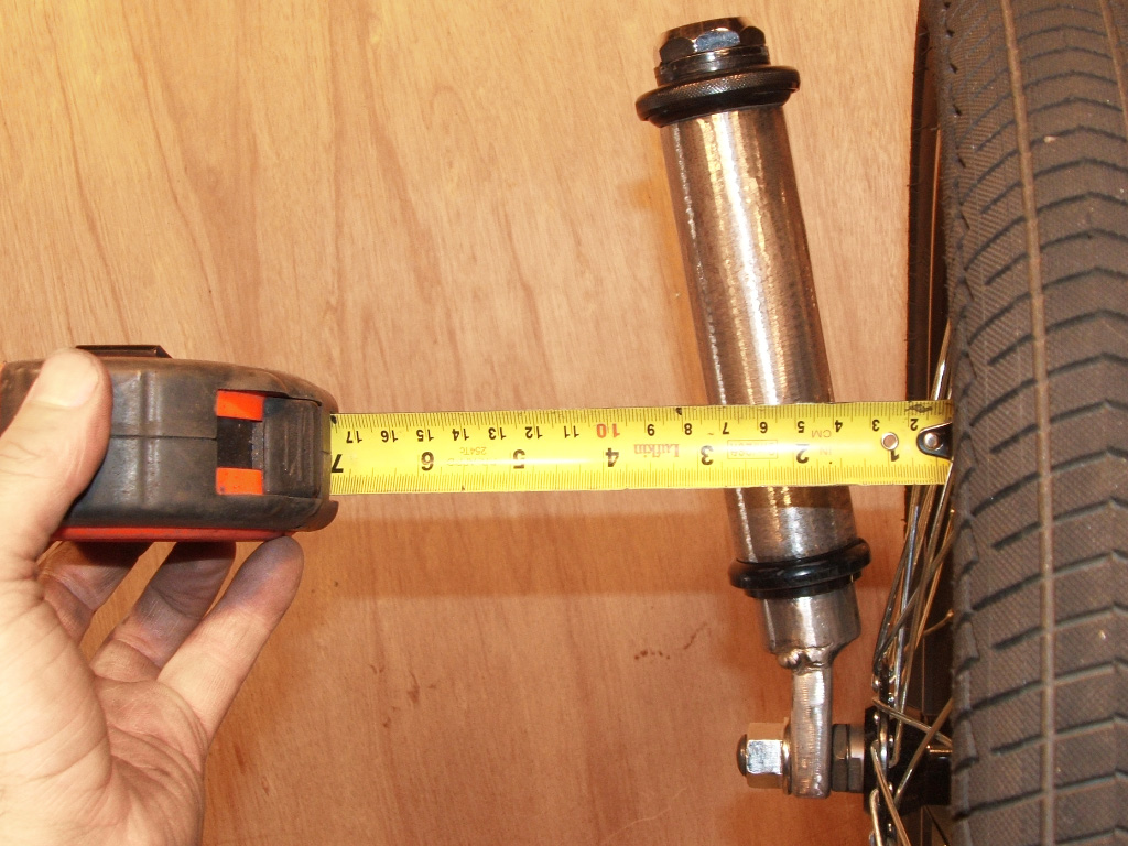 StreetFox Tadpole Trike - steering geometry